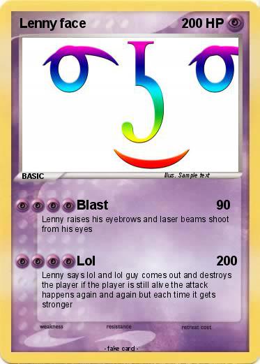 Pokemon Lenny face