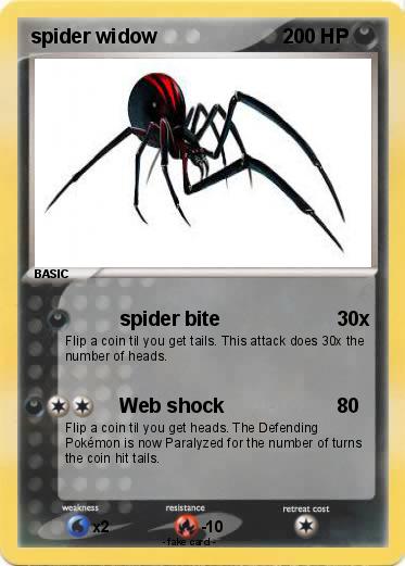 Pokemon spider widow