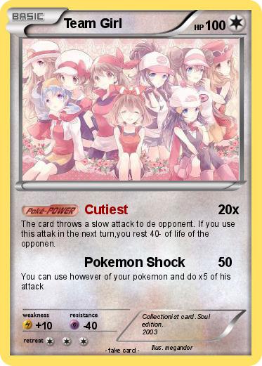 Pokemon Team Girl
