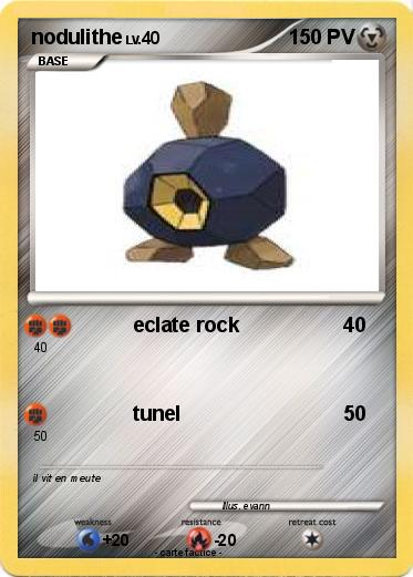 Pokemon nodulithe