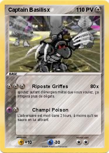 Pokemon Captain Basilisx