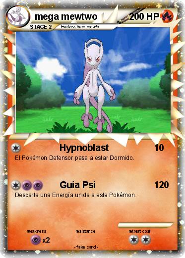 Pokemon mega mewtwo