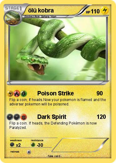 Pokemon ölü kobra