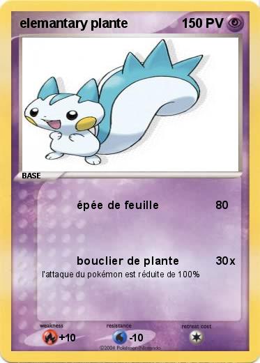 Pokemon elemantary plante