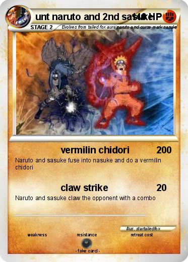 Pokemon unt naruto and 2nd sasuke