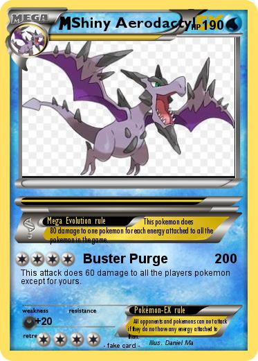 Pokemon Shiny Aerodactyl