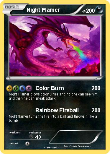 Pokemon Night Flamer