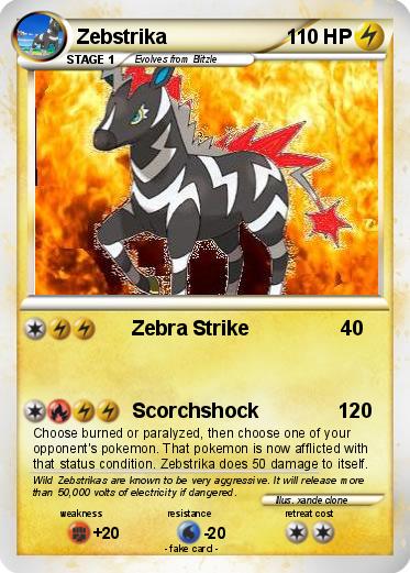 Pokemon Zebstrika