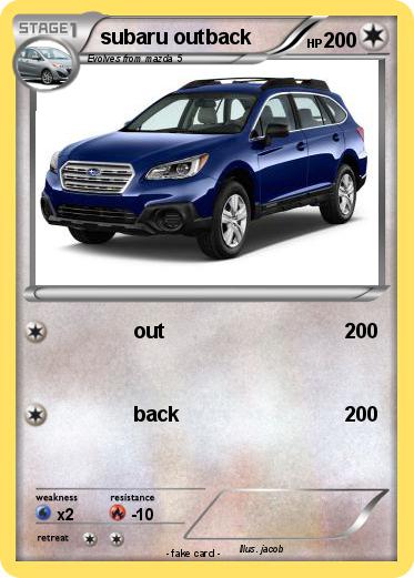 Pokemon subaru outback