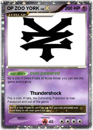 Pokemon OP ZOO YORK
