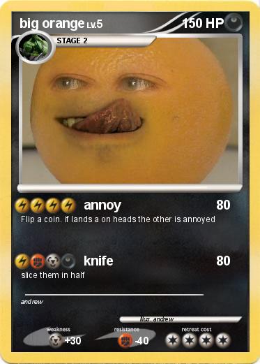 Pokemon big orange