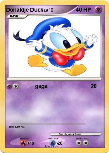 Pokemon Donaldje Duck