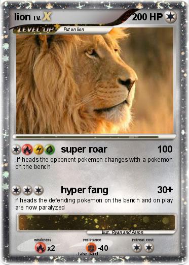 Pokemon lion
