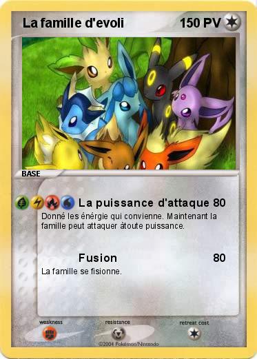 Pokemon  La famille d'evoli