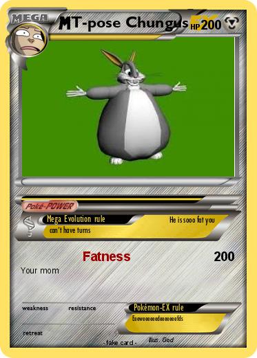 Pokemon T-pose Chungus