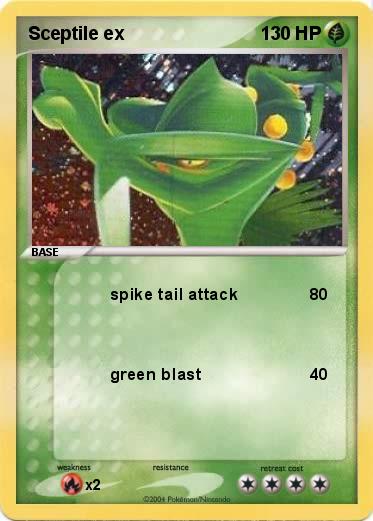 Pokemon Sceptile ex