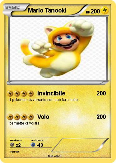 Pokemon Mario Tanooki