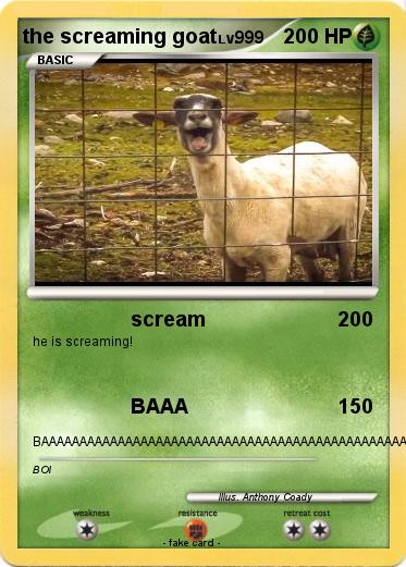 Pokemon the screaming goat
