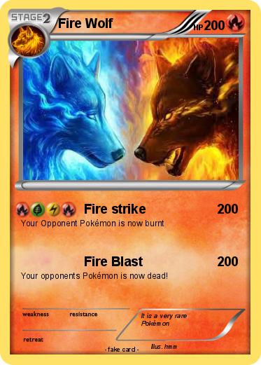 Pokemon Fire Wolf