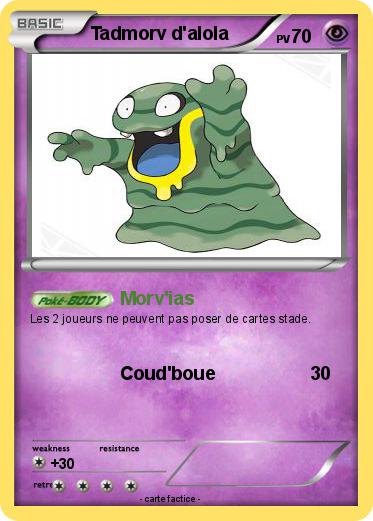 Pokemon Tadmorv d'alola