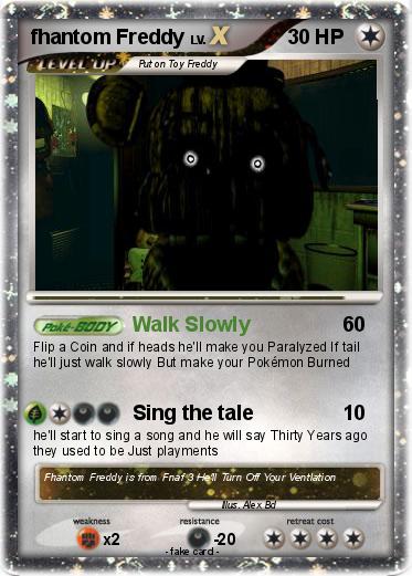 Pokemon fhantom Freddy
