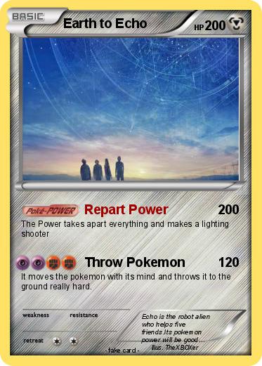 Pokemon Earth to Echo