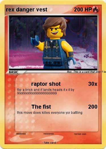 Pokemon rex danger vest