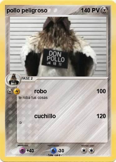Pokemon pollo peligroso