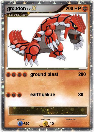 Pokemon groudon