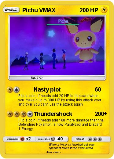 Pokemon Pichu VMAX
