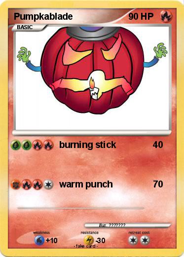 Pokemon Pumpkablade