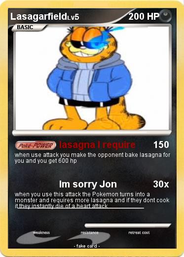 Pokemon Lasagarfield