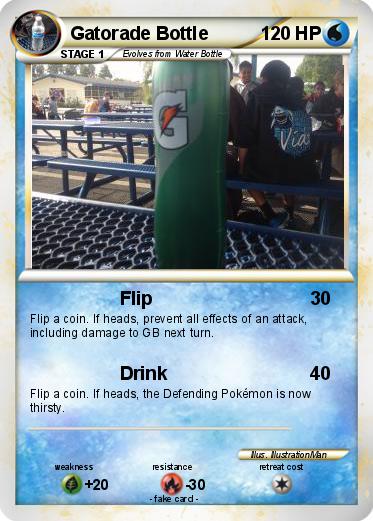 Pokemon Gatorade Bottle