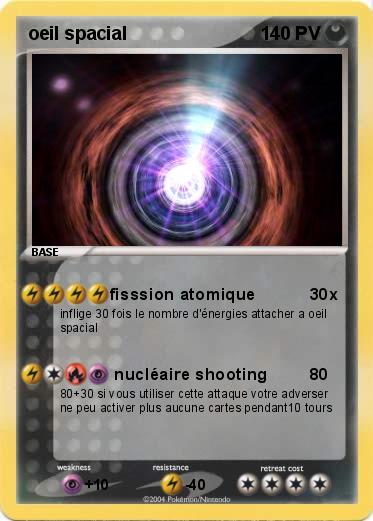 Pokemon oeil spacial