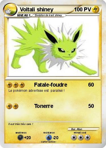 Pokemon Voltali shiney