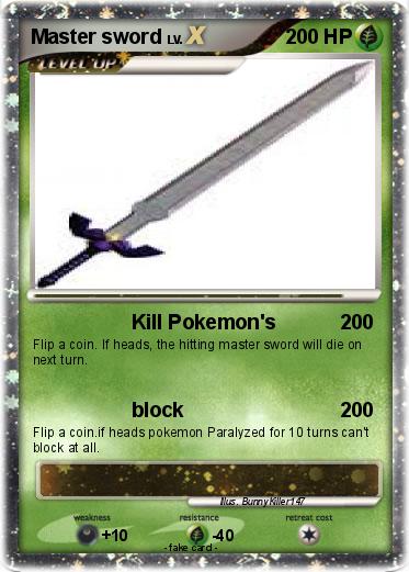 Pokemon Master sword