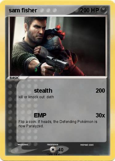 Pokemon sam fisher