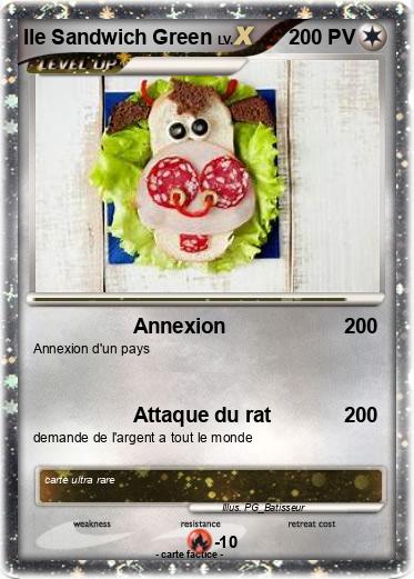 Pokemon Ile Sandwich Green