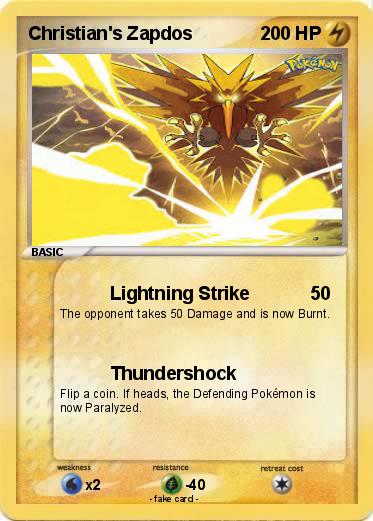 Pokemon Christian's Zapdos