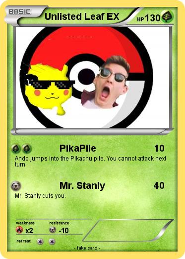 Pokemon Unlisted Leaf EX