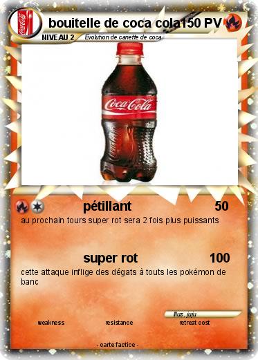Pokemon bouitelle de coca cola