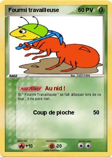 Pokemon Fourmi travailleuse