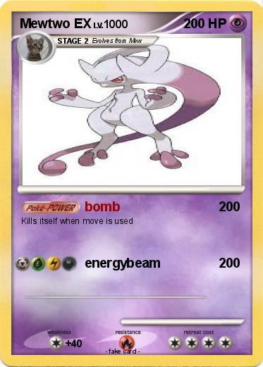 Pokemon Mewtwo EX