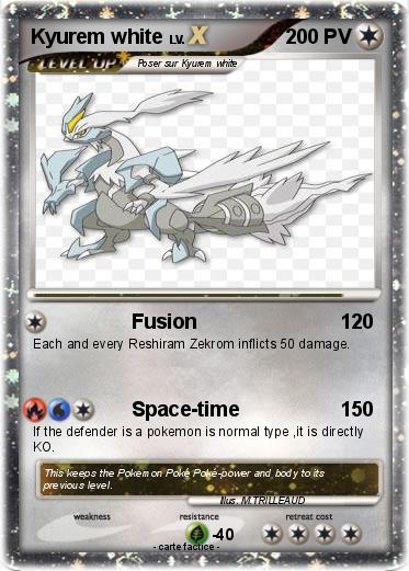 Pokemon Kyurem white