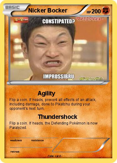 Pokemon Nicker Bocker