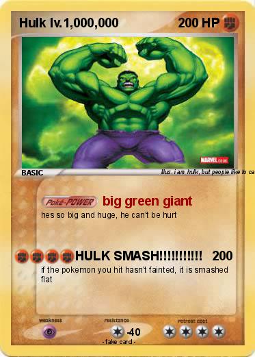 Pokemon Hulk lv.1,000,000