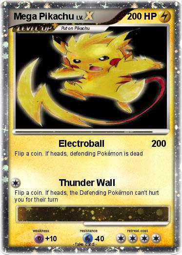Pokemon Mega Pikachu