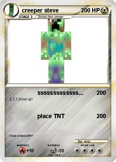 Pokemon creeper steve