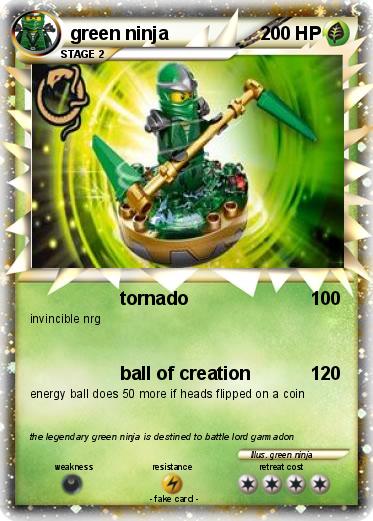 Pokemon green ninja