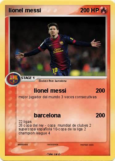 Pokemon lionel messi